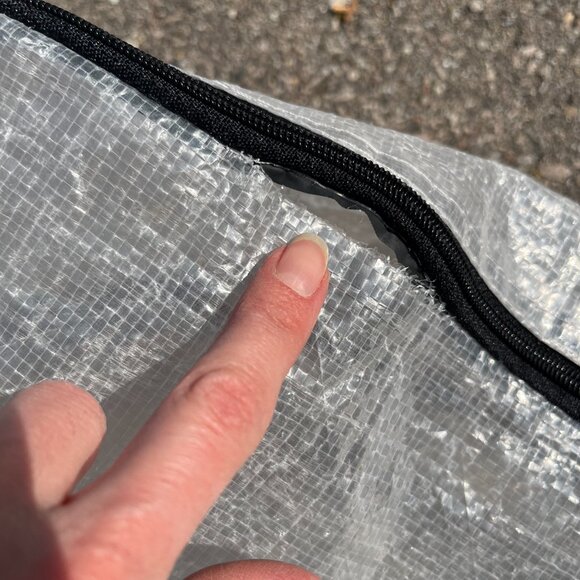 4 IKEA DIMPA Storage Bag Clear Zippered Extra Large Frakta Bedding Comforter - Picture 7 of 11